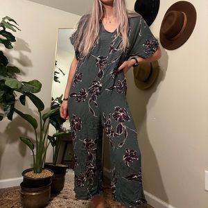 Floral Bohemian Romper
